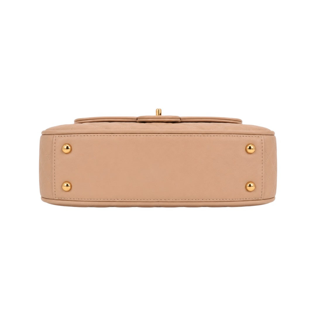 Bags Dsantos Casa Women's Beige Quilted Chain Crossbody Bag