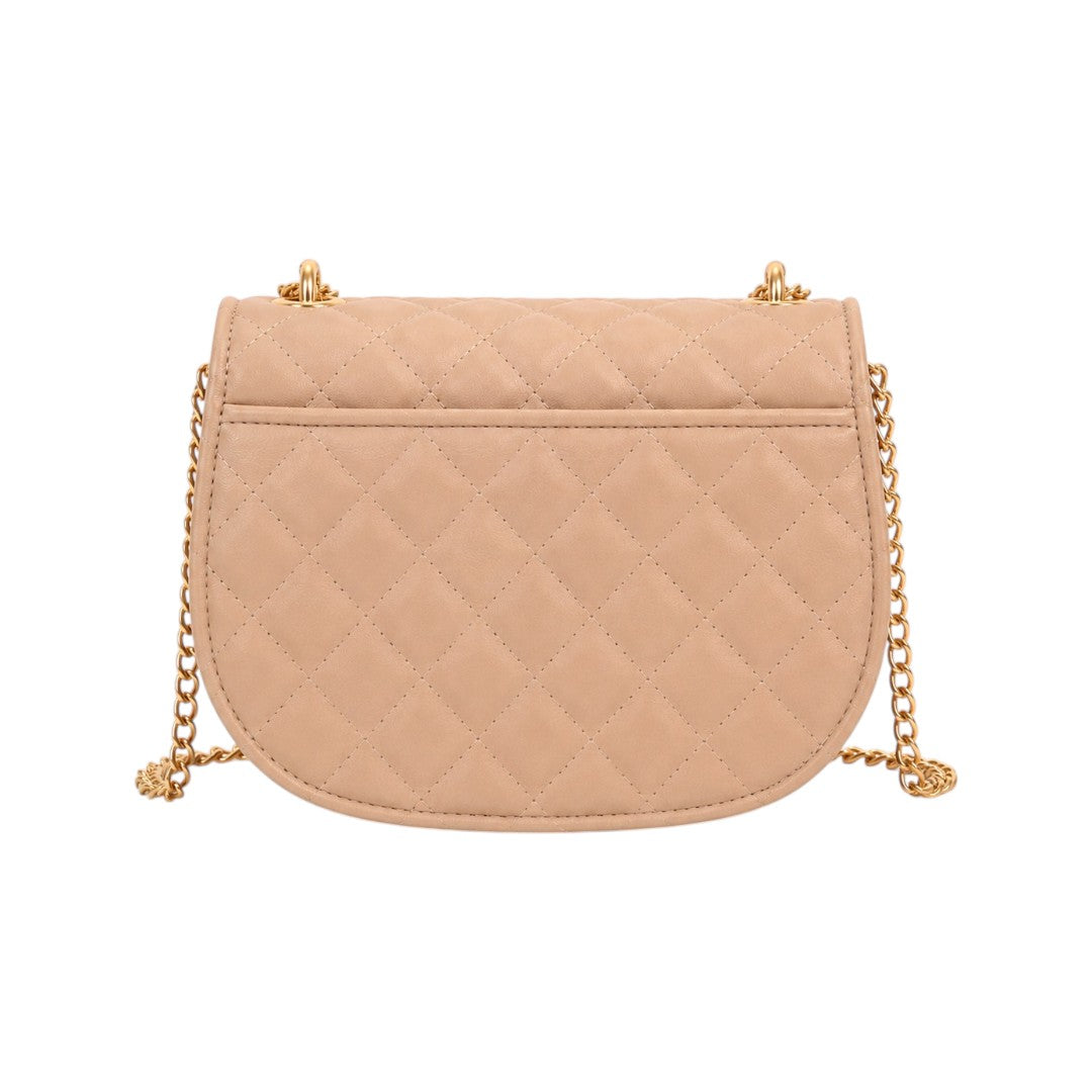 Bags Dsantos Casa Women's Beige Quilted Chain Crossbody Bag