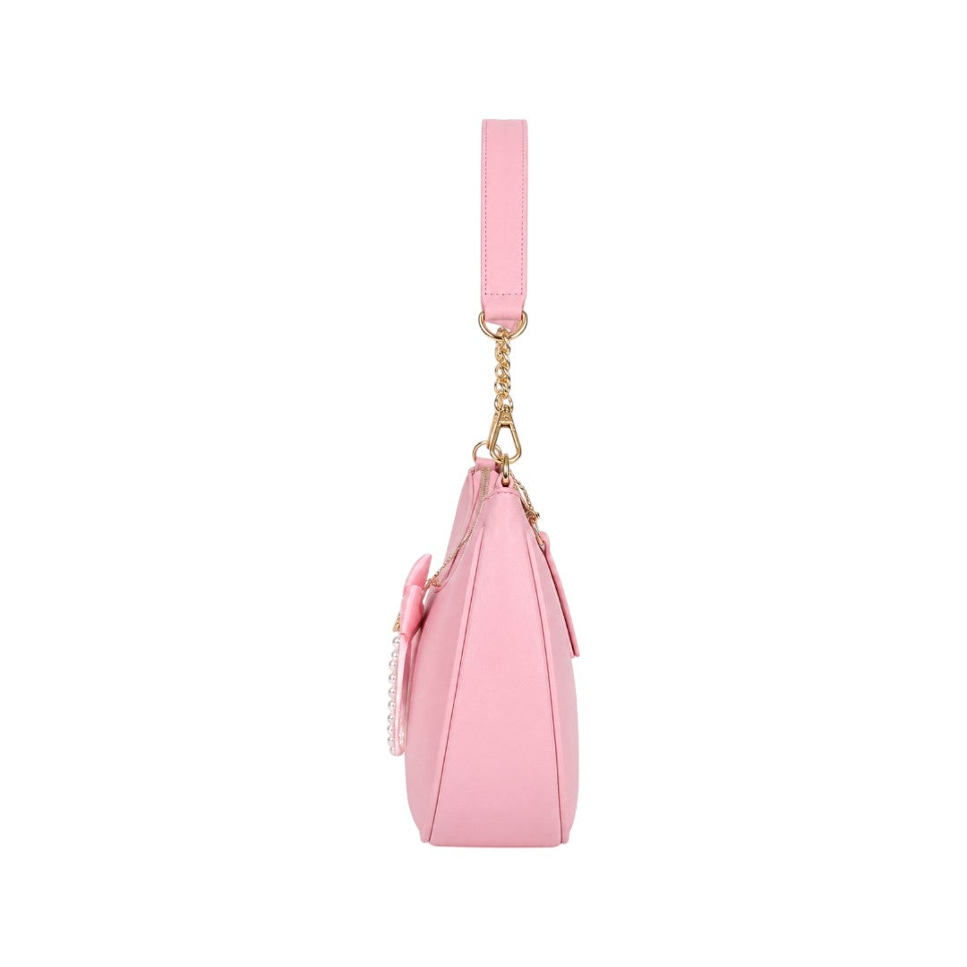 Bags Dsantos Casa Women's Pink Bow Charm Shoulder Bag